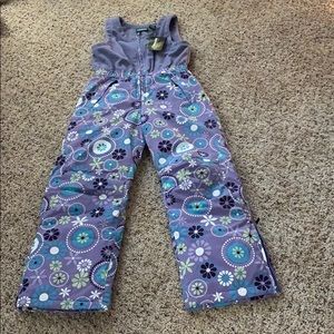 LL Bean Girls Size 14 snow pants, NWT